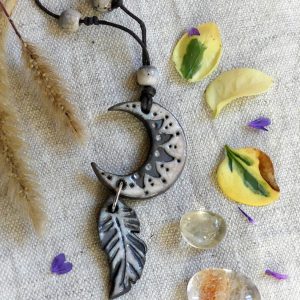 Pendentif attrape-rêves Lune