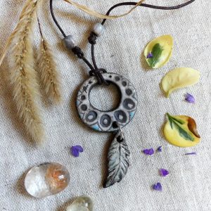 Pendentif attrape-rêves fleur